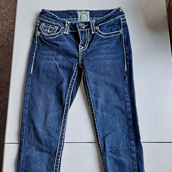 L.A. Idol Dark Blue Skinny Jeans - Picture 2 of 6